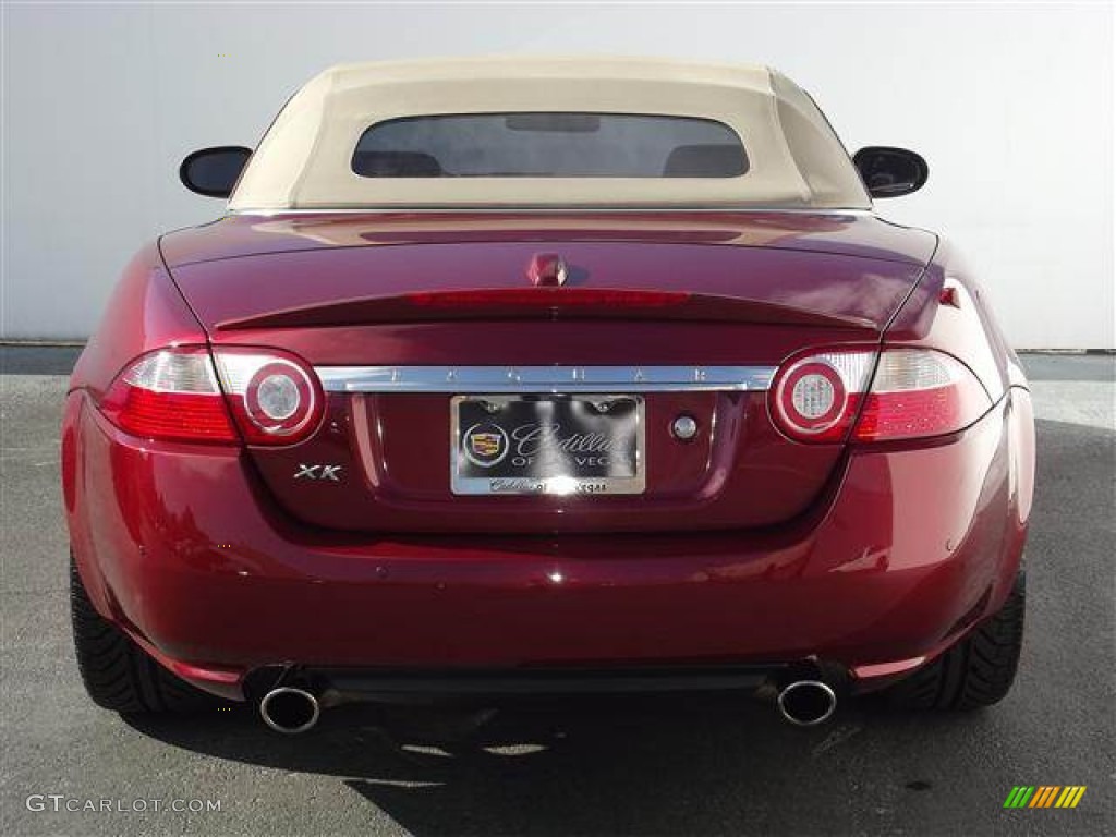 2007 XK XK8 Convertible - Radiance Red Metallic / Caramel photo #4