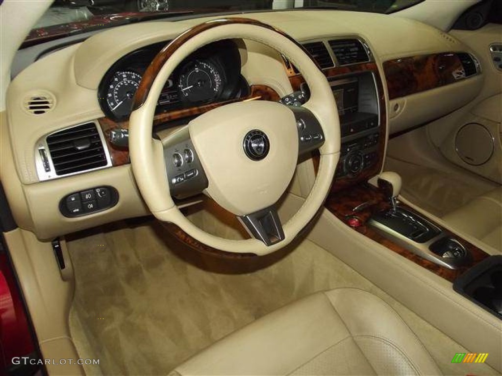 2007 XK XK8 Convertible - Radiance Red Metallic / Caramel photo #9