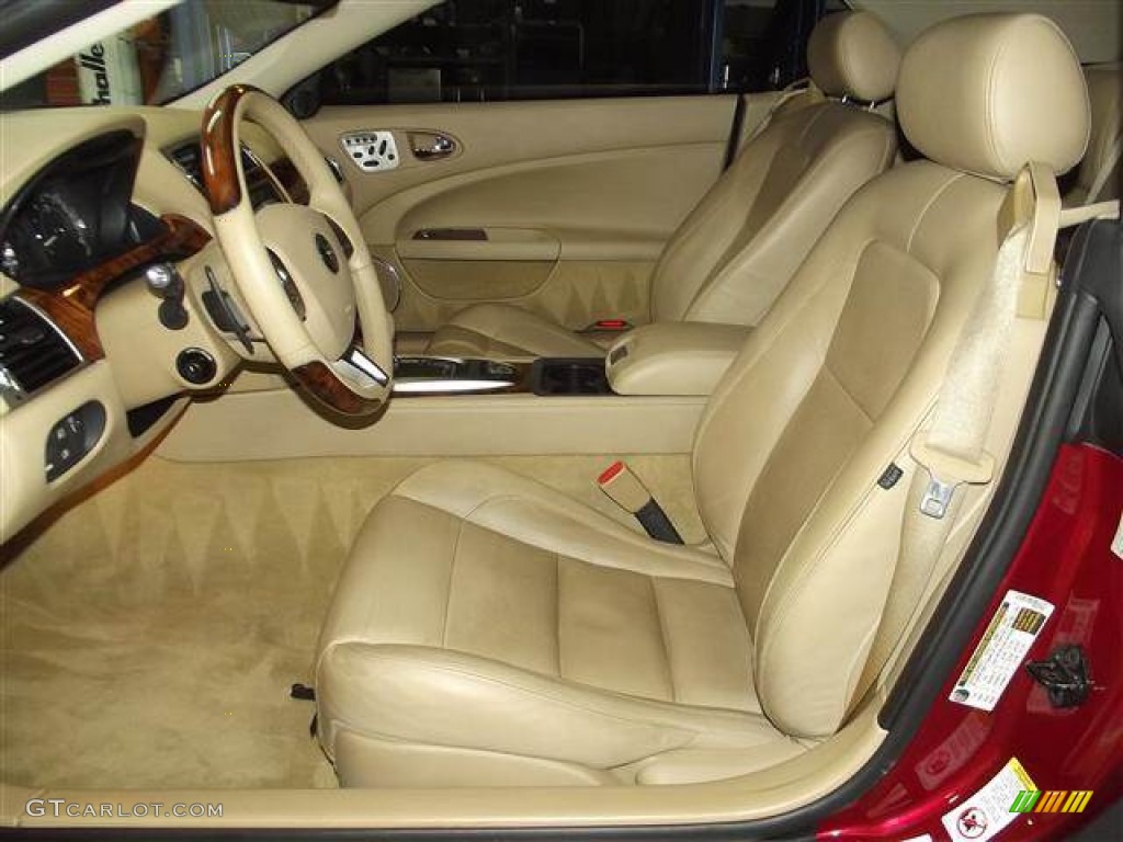 2007 XK XK8 Convertible - Radiance Red Metallic / Caramel photo #18