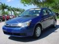 2009 Vista Blue Metallic Ford Focus SE Sedan  photo #7