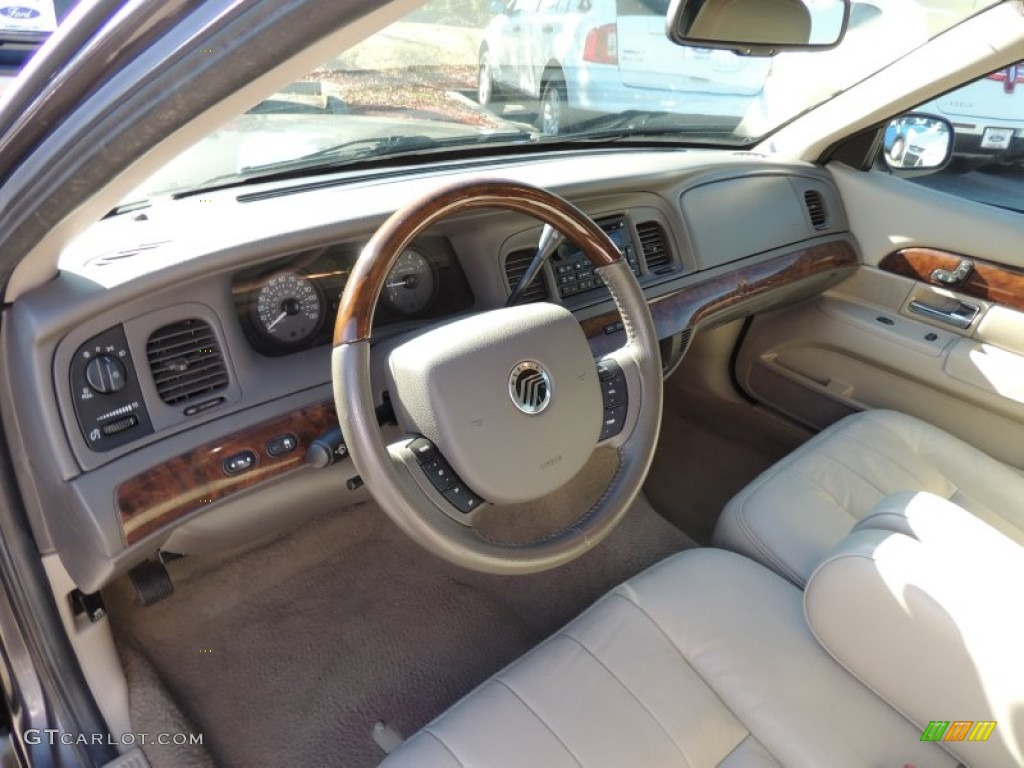 Medium Light Stone Interior 2007 Mercury Grand Marquis LS Photo #88949324