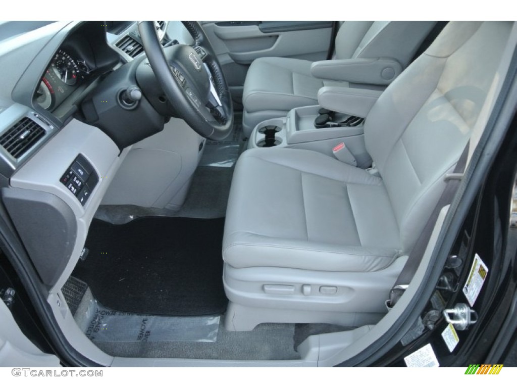 2012 Odyssey Touring - Crystal Black Pearl / Gray photo #8