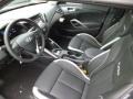 2013 Hyundai Veloster Black Interior Prime Interior Photo