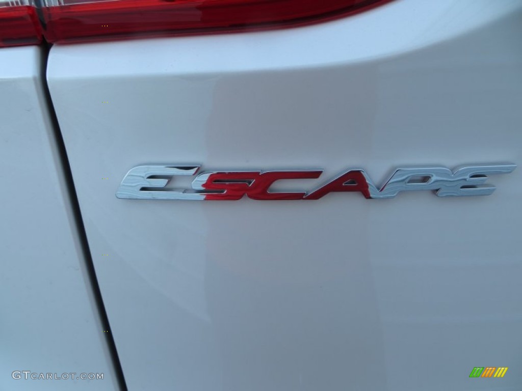 2014 Escape SE 1.6L EcoBoost - White Platinum / Charcoal Black photo #14