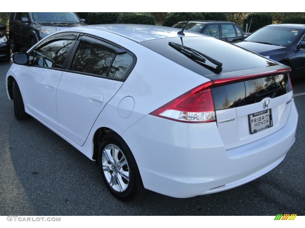 2010 Insight Hybrid EX - Spectrum White Pearl / Gray photo #4