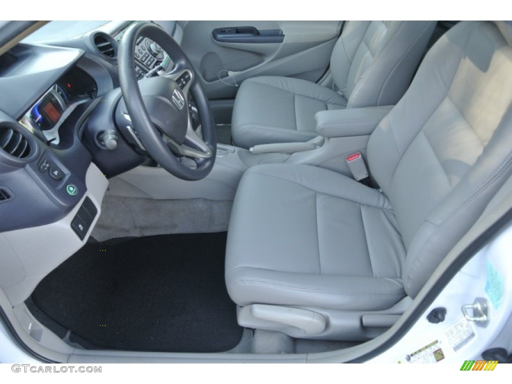 2010 Insight Hybrid EX - Spectrum White Pearl / Gray photo #8