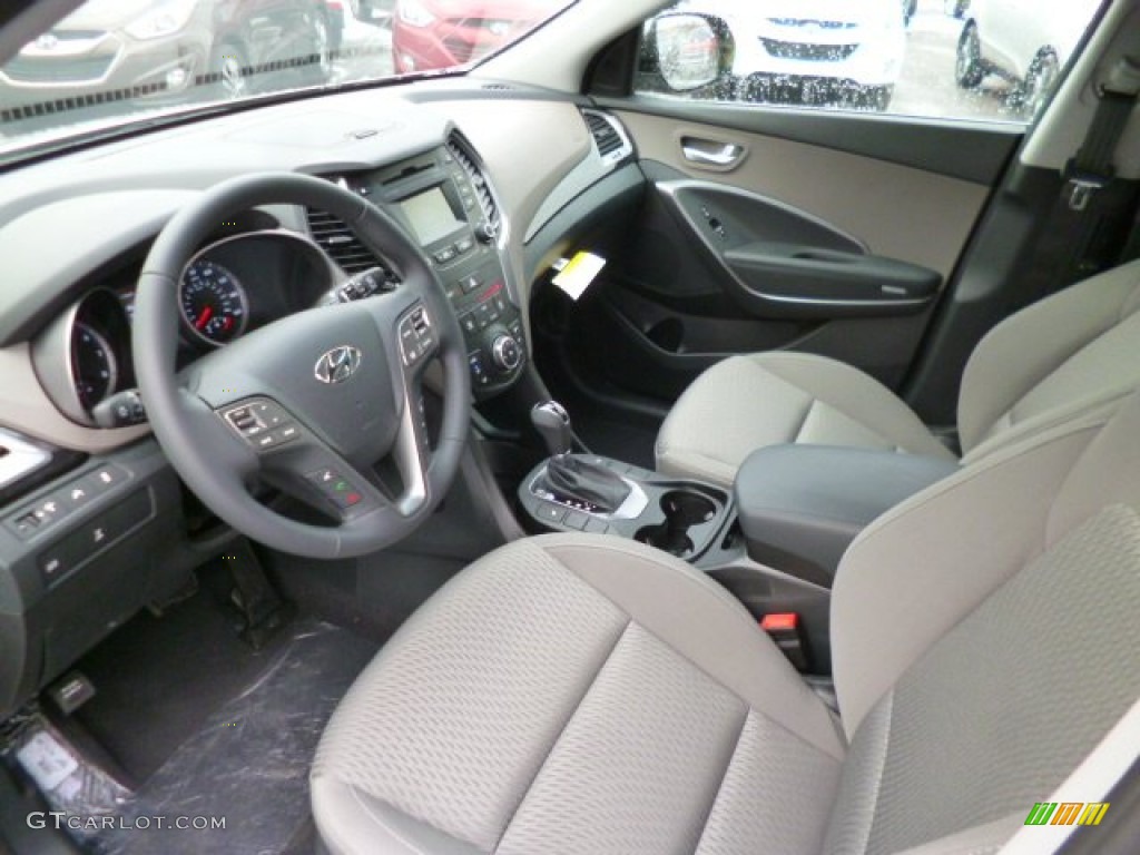 Gray Interior 2014 Hyundai Santa Fe GLS AWD Photo #88950791