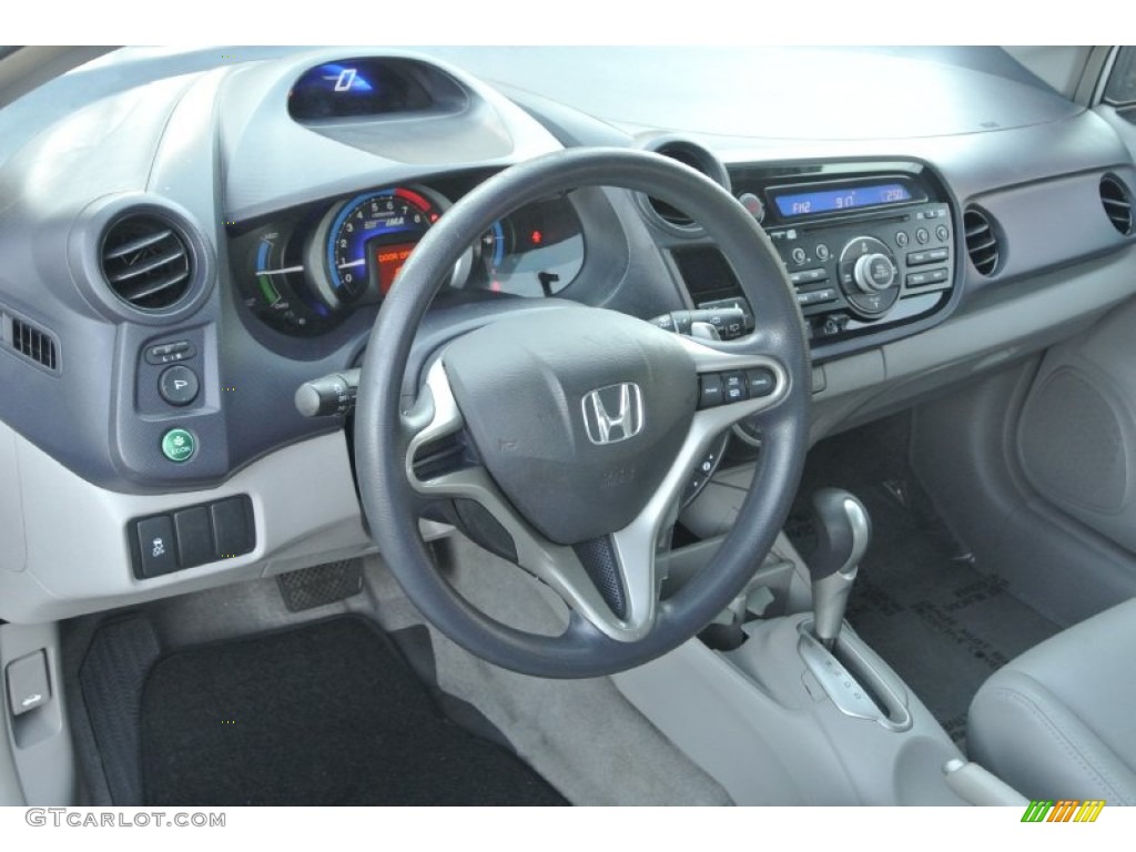2010 Insight Hybrid EX - Spectrum White Pearl / Gray photo #26