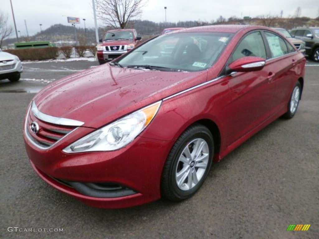 Venetian Red 2014 Hyundai Sonata Limited Exterior Photo #88951253