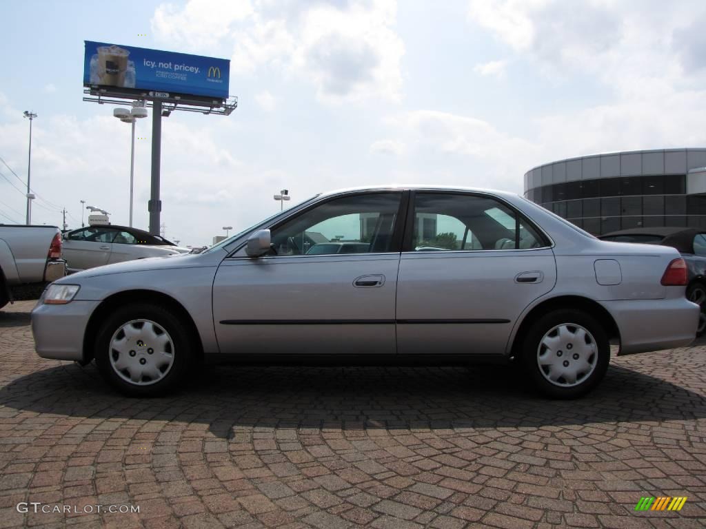 2000 Accord LX Sedan - Satin Silver Metallic / Quartz photo #2