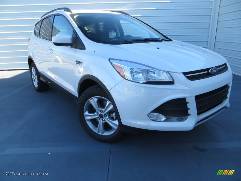 2014 Escape SE 2.0L EcoBoost - White Platinum / Charcoal Black photo #1