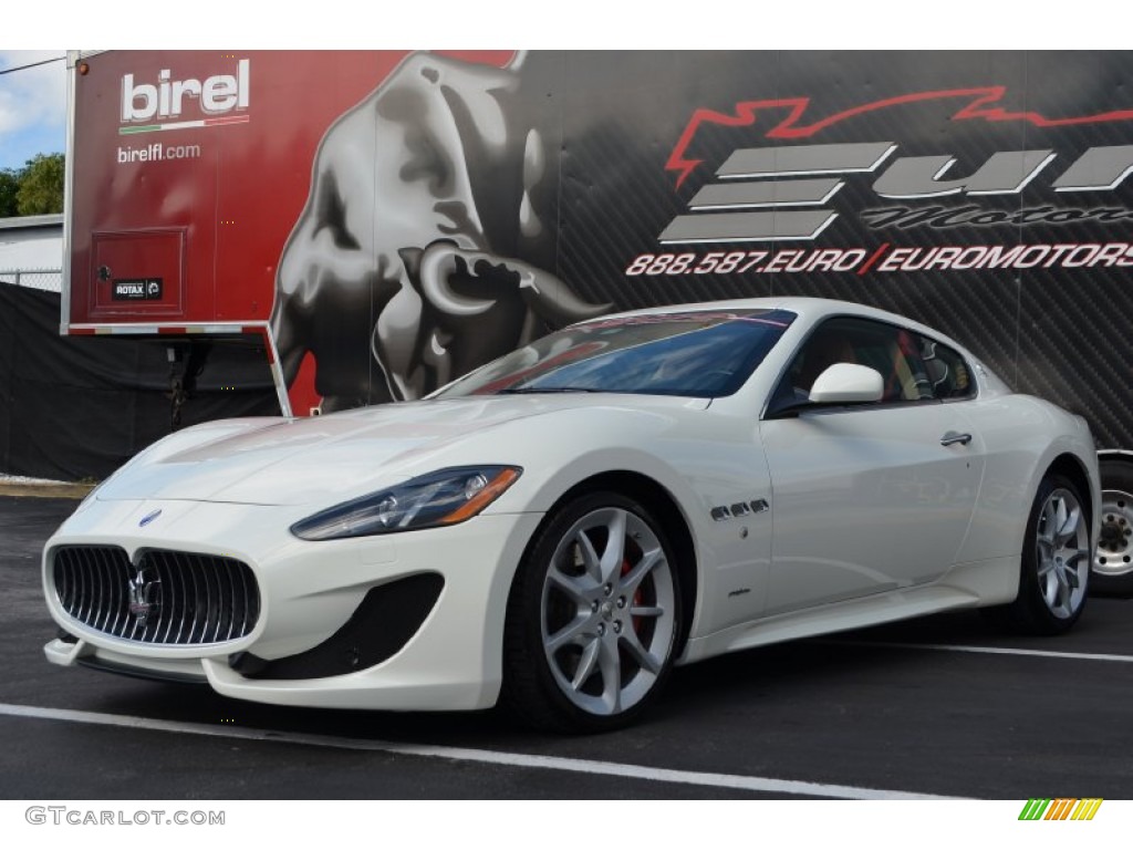 2013 GranTurismo Sport Coupe - Bianco Eldorado (White) / Cuoio photo #1
