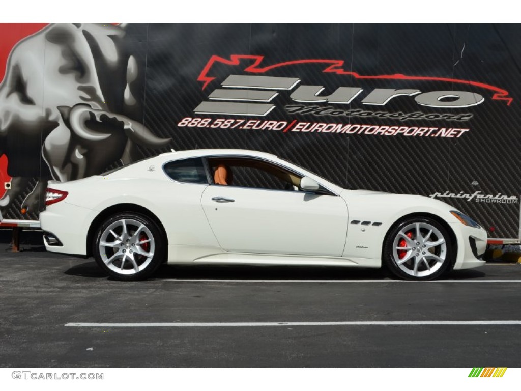 2013 GranTurismo Sport Coupe - Bianco Eldorado (White) / Cuoio photo #23