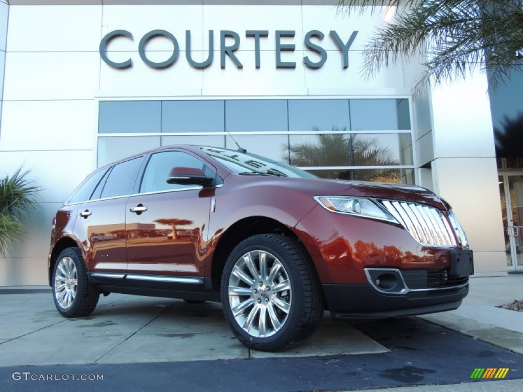 2014 MKX FWD - Sunset Metallic / Medium Light Stone photo #1