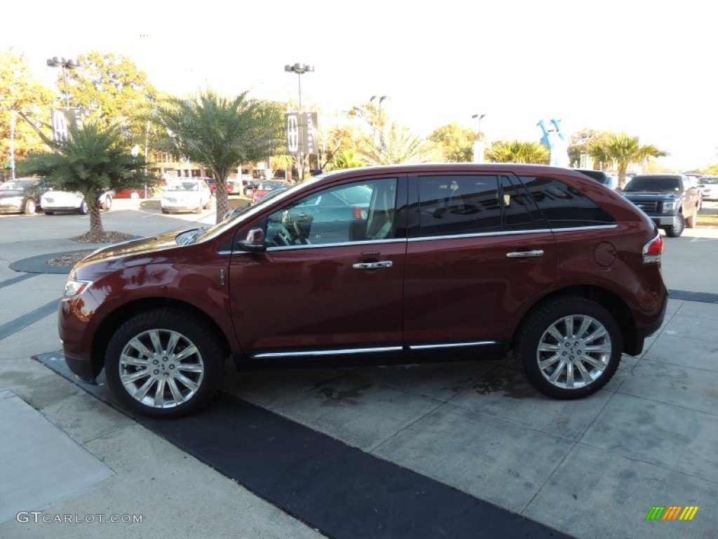 2014 MKX FWD - Sunset Metallic / Medium Light Stone photo #3