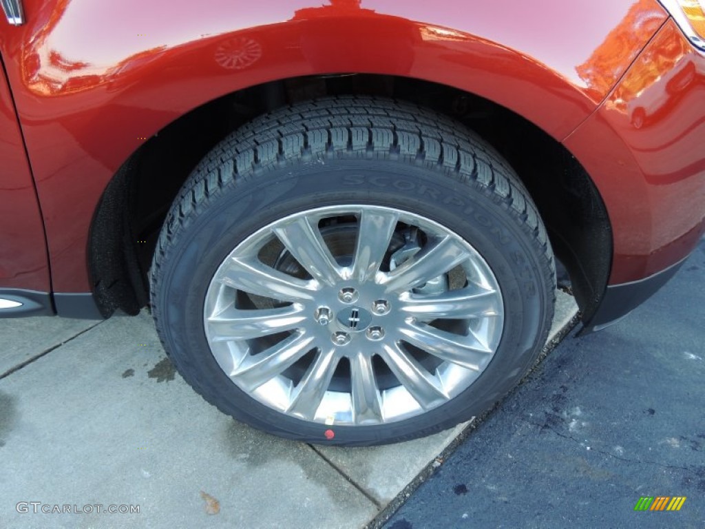 2014 MKX FWD - Sunset Metallic / Medium Light Stone photo #10