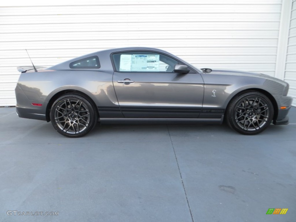Sterling Gray 2014 Ford Mustang Shelby GT500 SVT Performance Package Coupe Exterior Photo #88956965