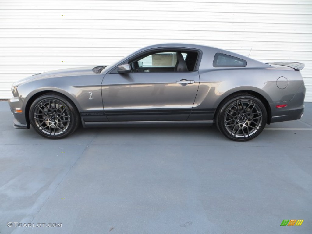 Sterling Gray 2014 Ford Mustang Shelby GT500 SVT Performance Package Coupe Exterior Photo #88956992