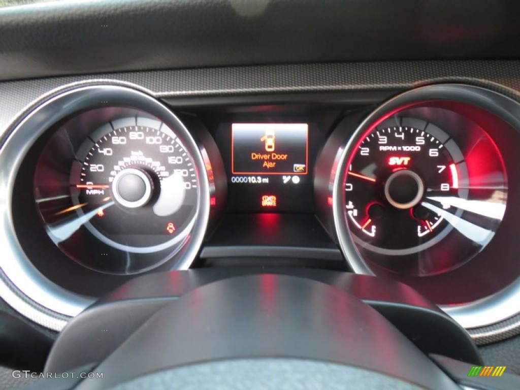 2014 Ford Mustang Shelby GT500 SVT Performance Package Coupe Gauges Photo #88957271