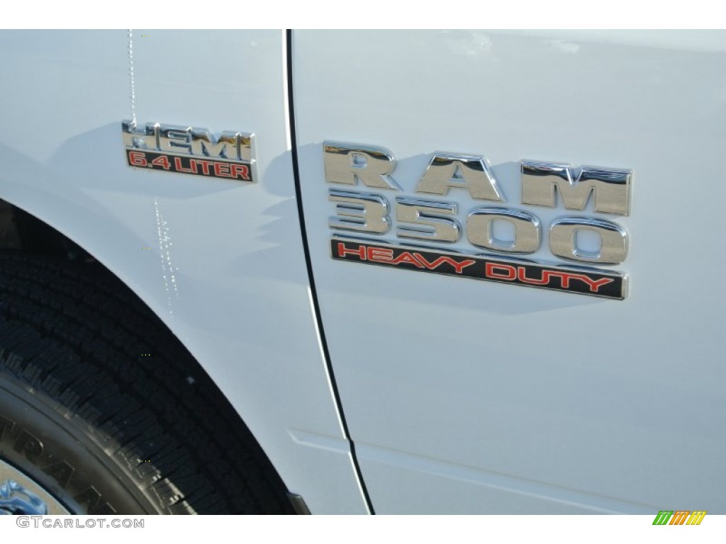 2014 3500 Tradesman Crew Cab 4x4 - Bright White / Black/Diesel Gray photo #22
