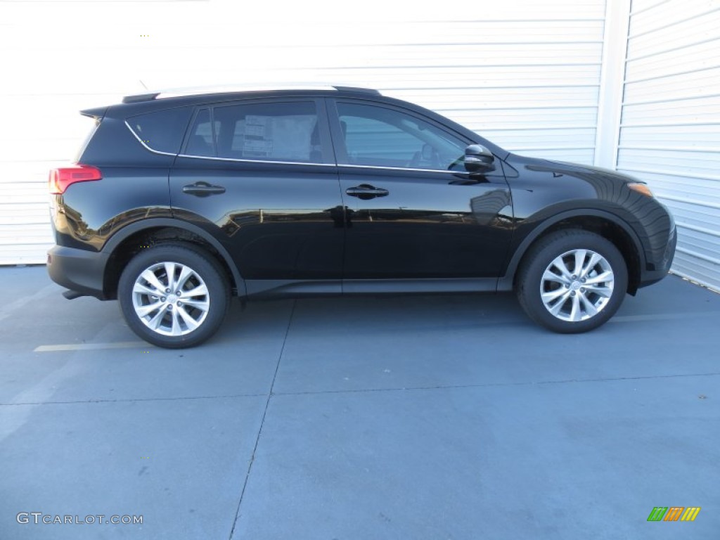 2013 RAV4 Limited - Black / Black photo #3
