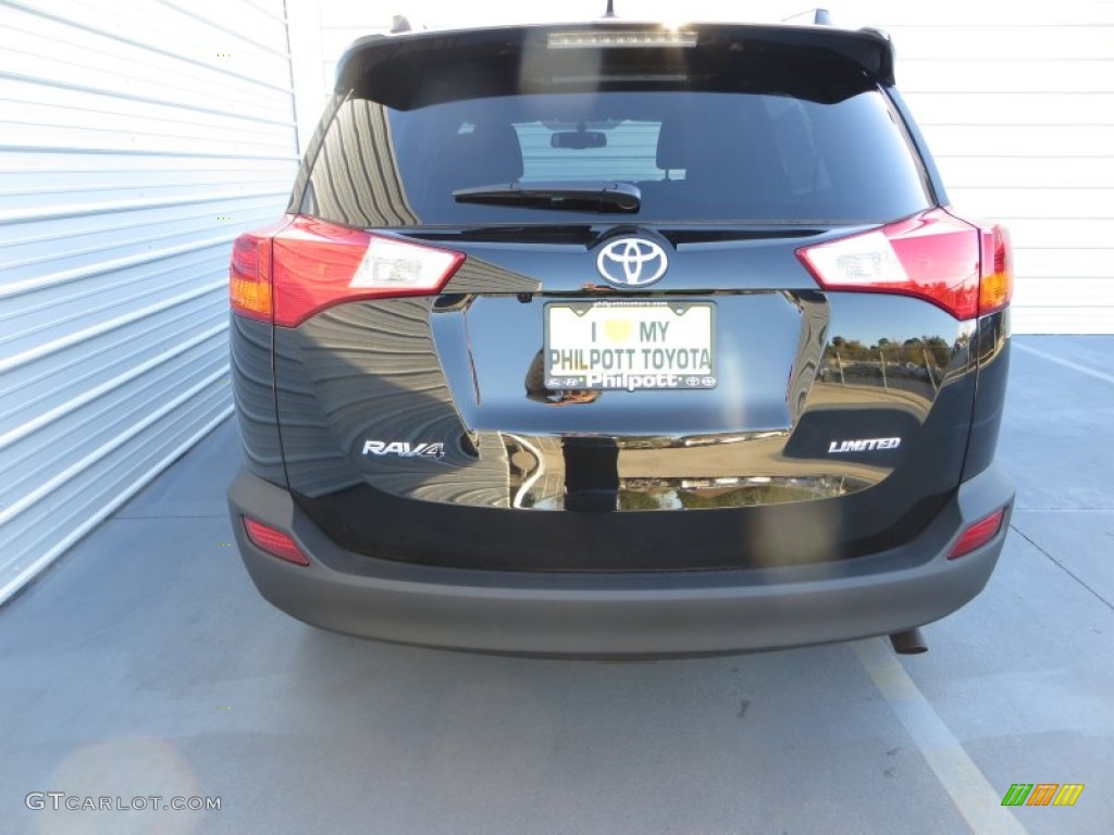 2013 RAV4 Limited - Black / Black photo #5