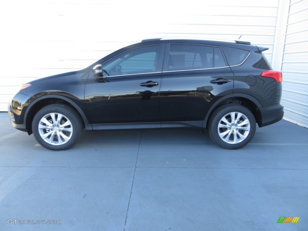 2013 RAV4 Limited - Black / Black photo #6