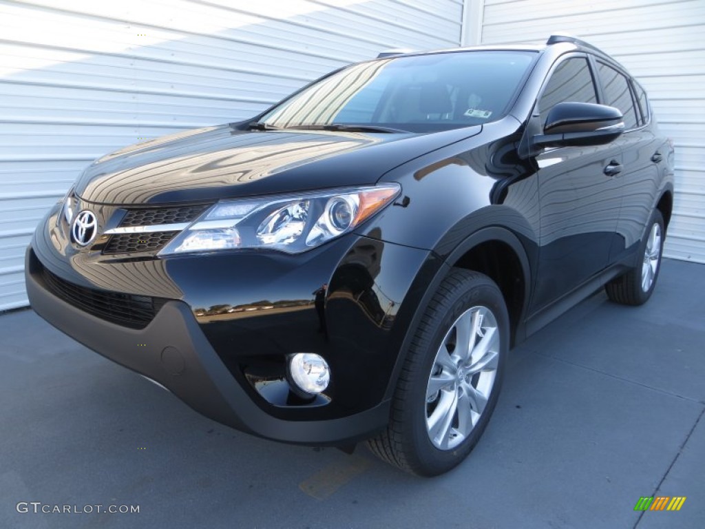 2013 RAV4 Limited - Black / Black photo #7