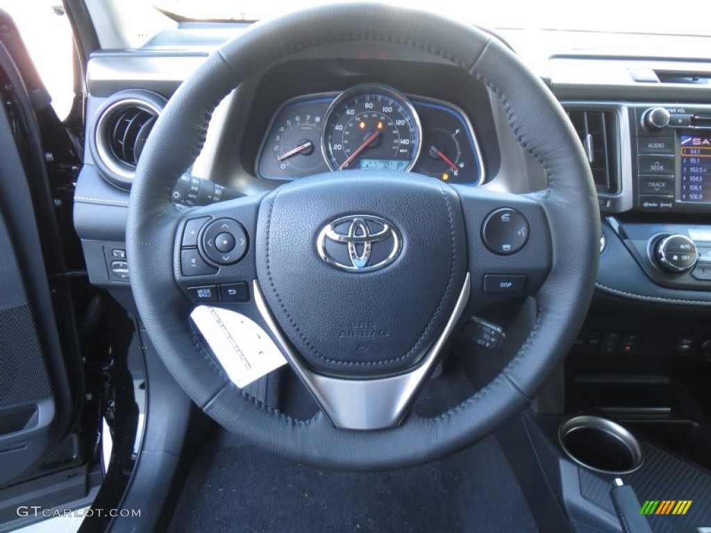 2013 RAV4 Limited - Black / Black photo #35