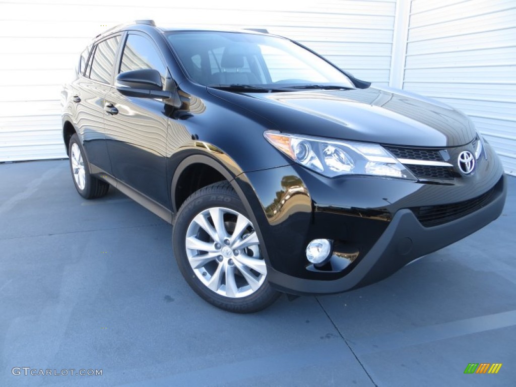 2013 RAV4 Limited - Black / Black photo #1