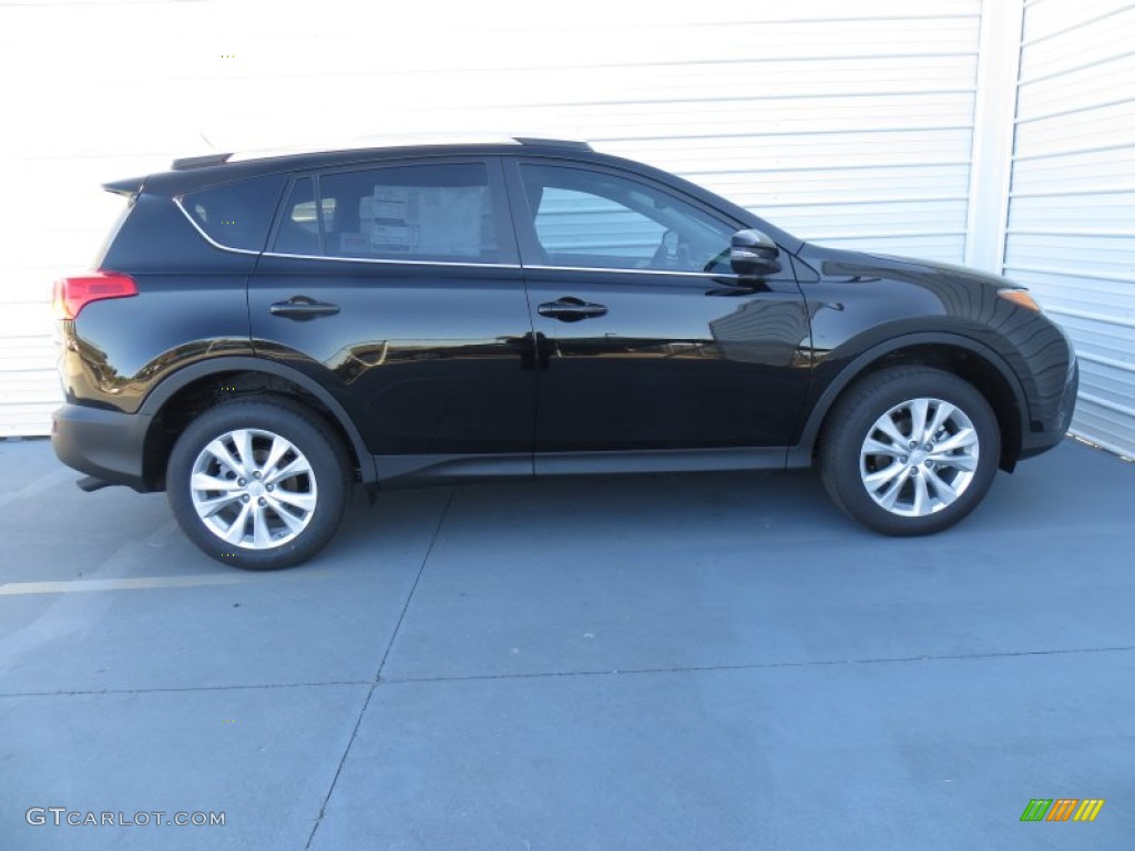 2013 RAV4 Limited - Black / Black photo #3