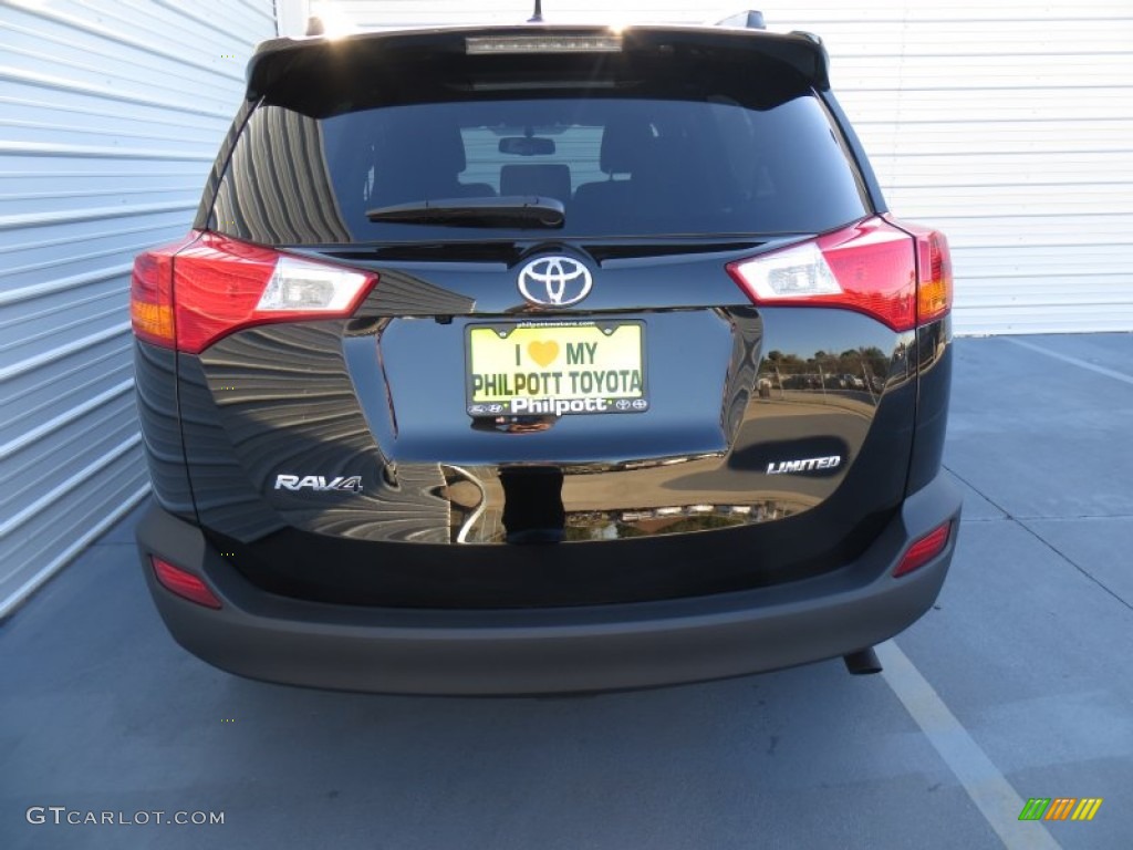 2013 RAV4 Limited - Black / Black photo #5