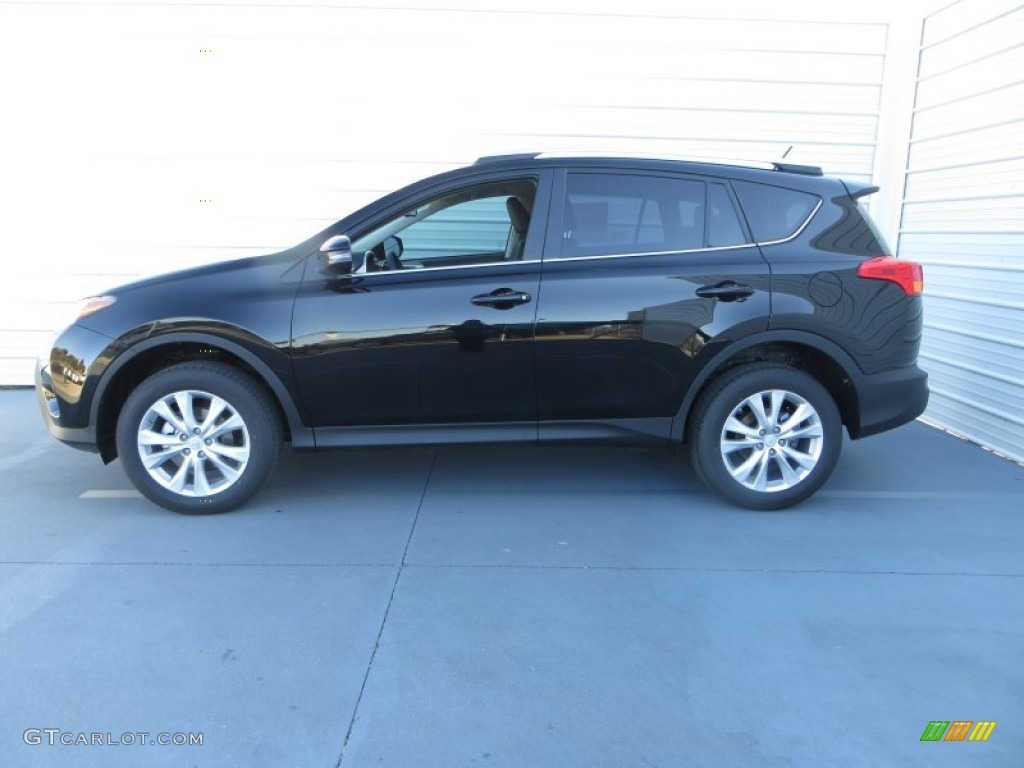 2013 RAV4 Limited - Black / Black photo #6