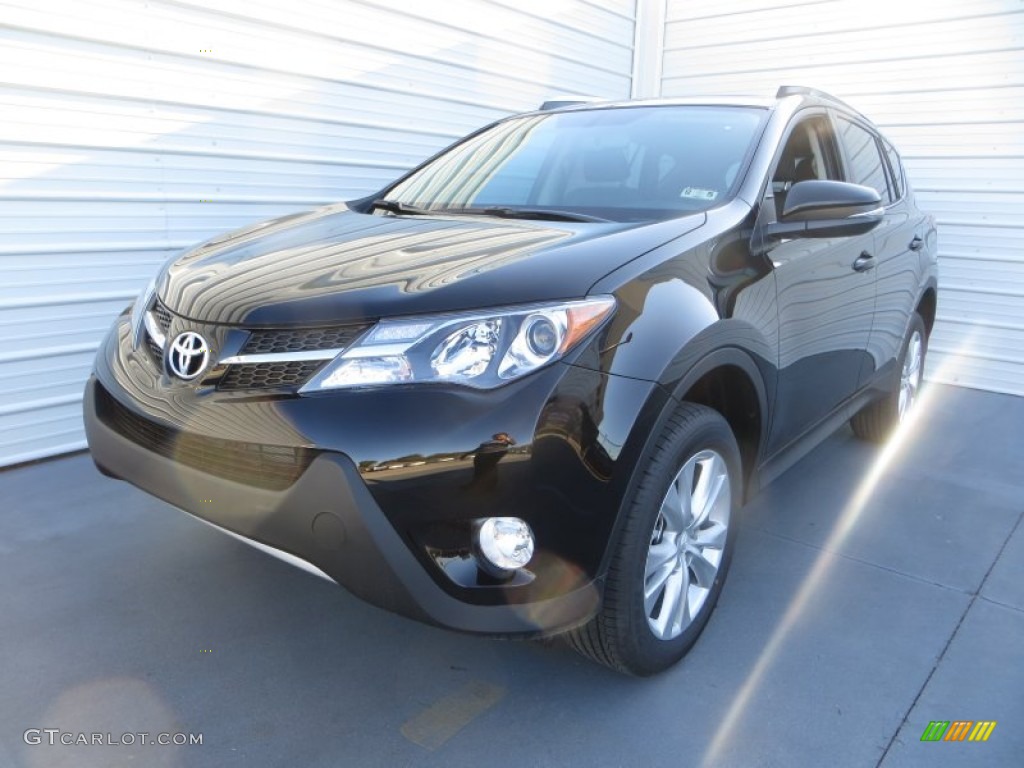 2013 RAV4 Limited - Black / Black photo #7