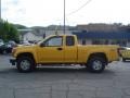 2005 Flame Yellow GMC Canyon SLE Extended Cab 4x4  photo #5