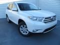 2013 Blizzard White Pearl Toyota Highlander   photo #1