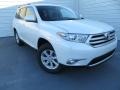 2013 Blizzard White Pearl Toyota Highlander   photo #2