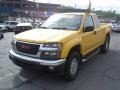 2005 Flame Yellow GMC Canyon SLE Extended Cab 4x4  photo #16