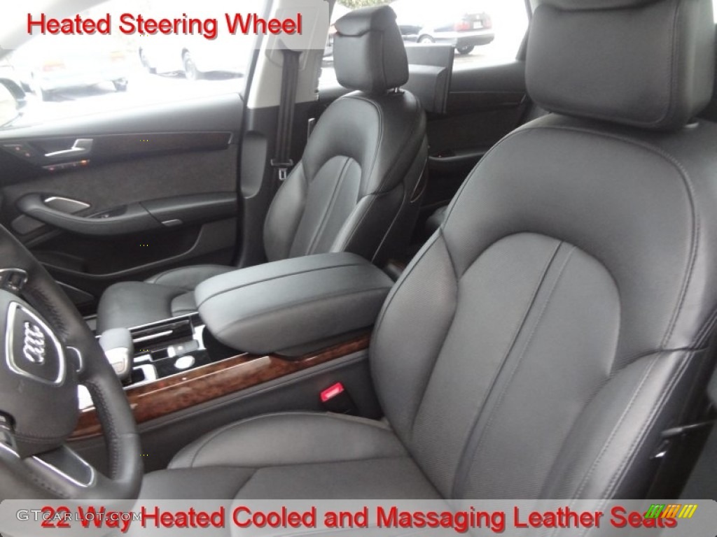 2011 A8 L 4.2 FSI quattro - Oolong Grey Metallic / Black photo #4