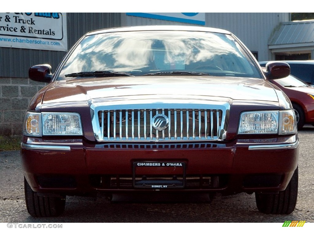 2006 Grand Marquis LS - Dark Toreador Red Metallic / Light Camel photo #3