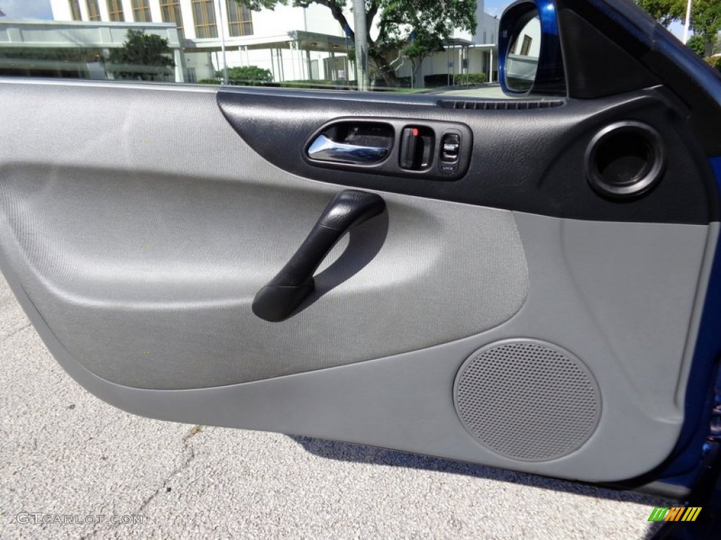 2002 Honda Insight Hybrid Black Door Panel Photo #88958855