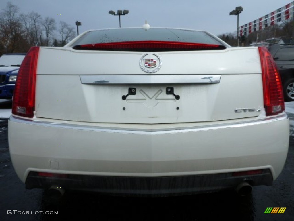 2009 CTS 4 AWD Sedan - White Diamond Tri-Coat / Cashmere/Cocoa photo #10