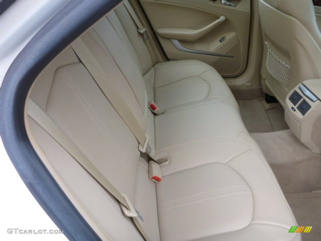2009 CTS 4 AWD Sedan - White Diamond Tri-Coat / Cashmere/Cocoa photo #17