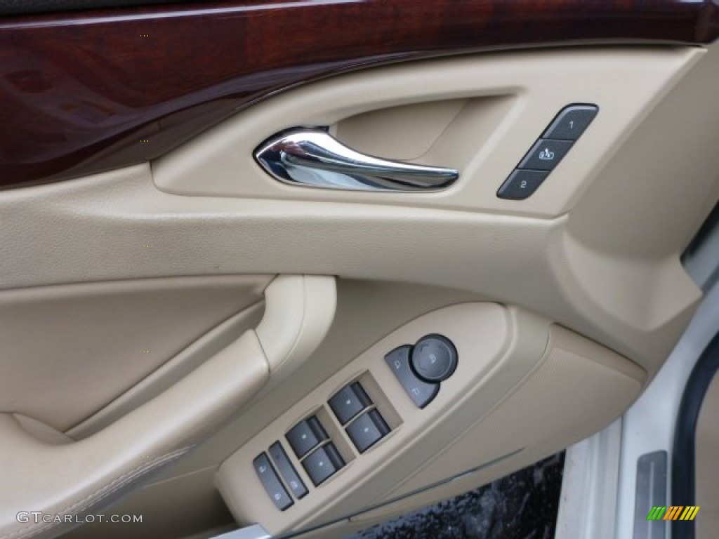 2009 CTS 4 AWD Sedan - White Diamond Tri-Coat / Cashmere/Cocoa photo #20