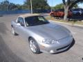 2002 Sunlight Silver Metallic Mazda MX-5 Miata LS Roadster  photo #1