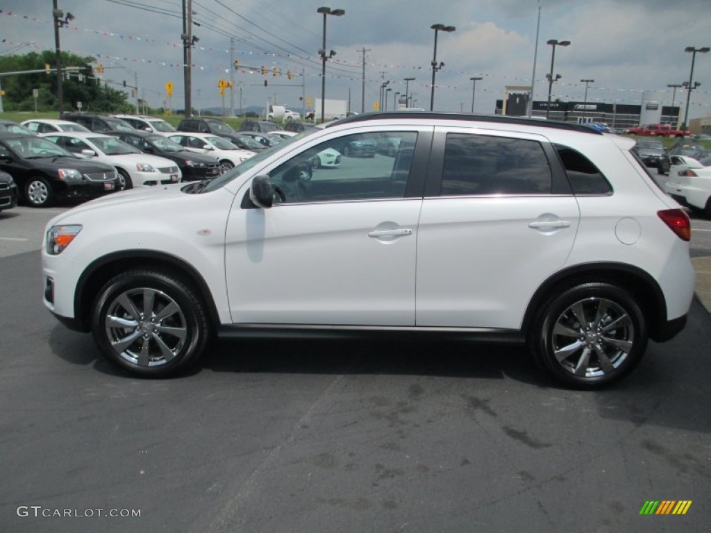 White Pearl 2013 Mitsubishi Outlander Sport LE AWD Exterior Photo #88961833