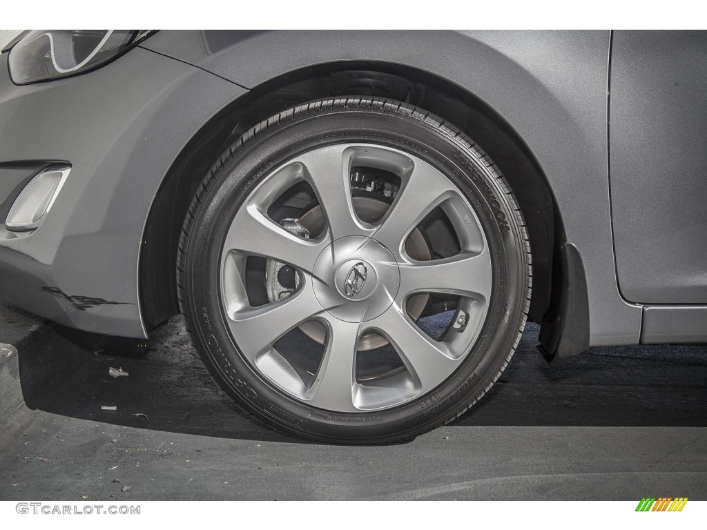 2013 Elantra Limited - Gray / Gray photo #8