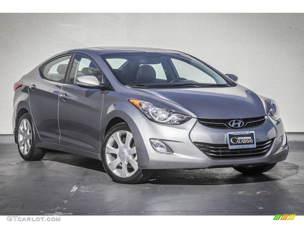 2013 Elantra Limited - Gray / Gray photo #12