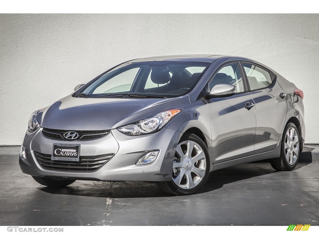 2013 Elantra Limited - Gray / Gray photo #13