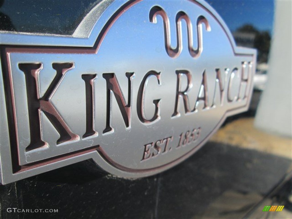 2012 F350 Super Duty King Ranch Crew Cab 4x4 - Green Gem Metallic / Chaparral Leather photo #7